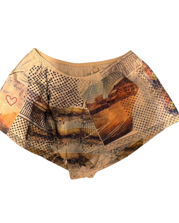 bedazzled pali shorts