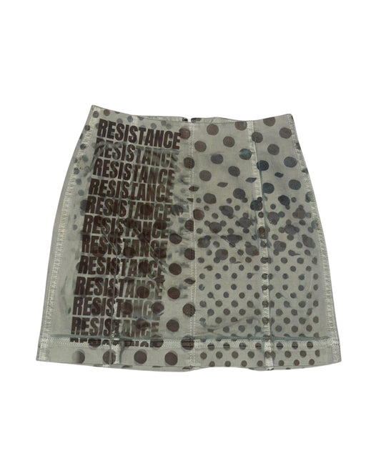 polka dot skirt