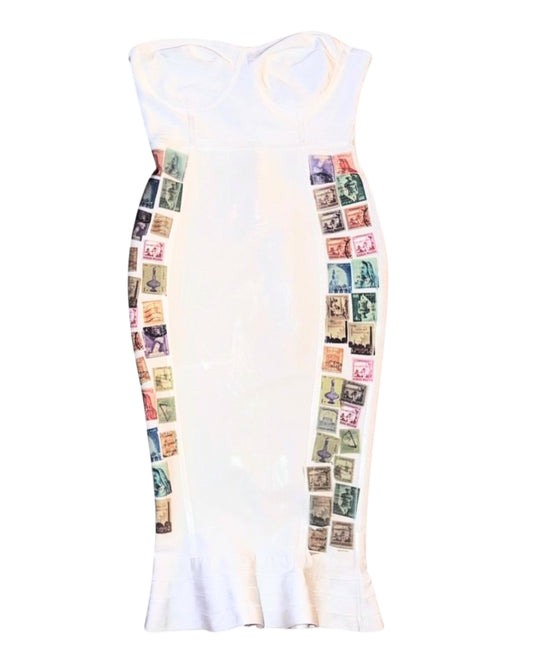 stamp dress