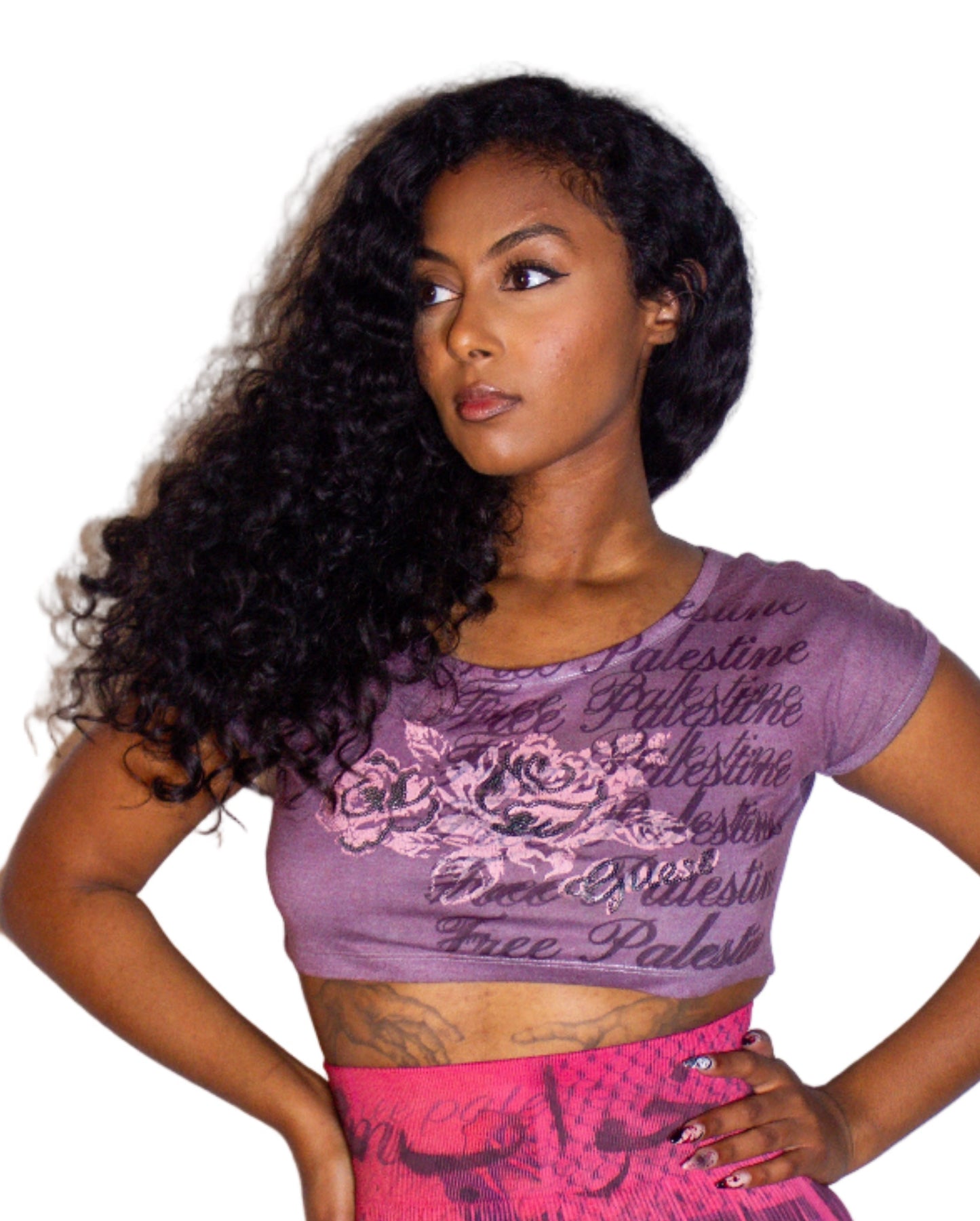 free palestine crop top