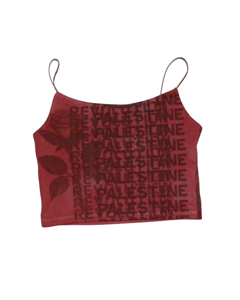 palestine rose tank